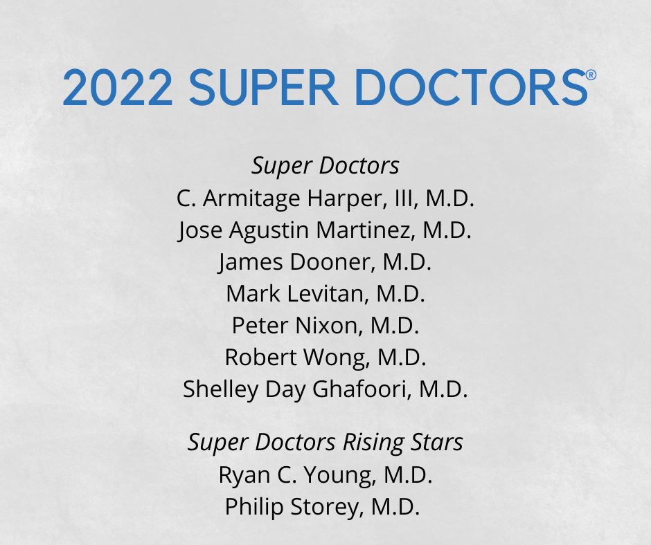 Our 2022 Texas Monthly Super Doctors and Super Doctors Rising Stars